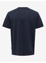 Tmavě modré pánské tričko ONLY & SONS Oren - Pánské