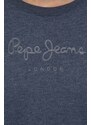 Šaty Pepe Jeans Britney tmavomodrá barva, mini, oversize