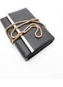 Marjin Women's Clutch Bags Gold Color Gold Chain Strap Yekva black
