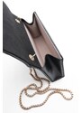 Marjin Women's Clutch Bags Gold Color Gold Chain Strap Yekva black
