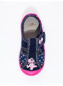 Tmavě modro-růžové pantofle pro dívky Shelovet