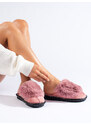 Women's pink comfortable Shelvt slippers