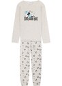 bonprix Dětské Disney pyžamo Minnie Mouse (2dílná souprava) Bílá