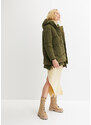 bonprix Zimní Oversize bunda s kapucí, z recyklovaného polyesteru Zelená