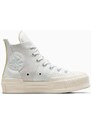 Kecky Converse Chuck 70 Plus dámské, bílá barva, A05259C