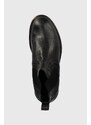 Kožené kotníkové boty Charles Footwear James pánské, černá barva, James.Boots.Black
