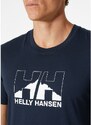 Pánské triko HELLY HANSEN NORD GRAPHIC T-SHIRT 597 NAVY