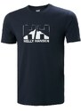 Pánské triko HELLY HANSEN NORD GRAPHIC T-SHIRT 597 NAVY