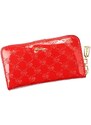 Eslee praktická červená dámská peněženka