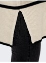 Černo-béžový dámský pruhovaný svetr ONLY Sia - Dámské