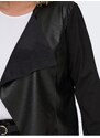 Černá dámská lehká koženková bunda ONLY CARMAKOMA New Sound - Dámské
