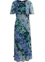 Orsay Modré dámské květované midi šaty - Dámské