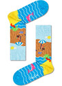 Sada 2 párů vysokých ponožek unisex Happy Socks