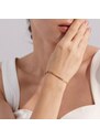GRACE Jewellery Elegantní náramek se zirkony Erika Black, chirurgická ocel