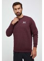 Mikina Under Armour pánská, vínová barva, s aplikací, 1374250