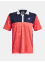 Under Armour Tričko UA Perf 3.0 Color Block Polo-RED - Pánské