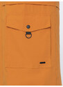 Ombre Clothing Pánská bunda typu parka s kapsami - hořčicová V3 OM-JANP-22FW-004