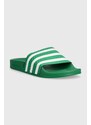 Pantofle adidas Originals Adilette dámské, zelená barva, IE9617