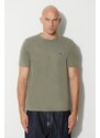 Bavlněné tričko C.P. Company 30/1 JERSEY GOGGLE PRINT T-SHIRT zelená barva, s potiskem, 15CMTS044A005100W