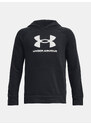 Under Armour Mikina UA Rival Fleece BL Hoodie-BLK - Kluci