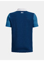 Under Armour Tričko UA Perf Color Block Polo-BLU - Kluci