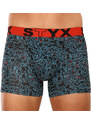 3PACK pánské boxerky Styx long art sportovní guma vícebarevné (3U12672)