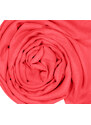 Carlo Romani Dámská lososově růžova pašmína P63 / Dámská lososově růžova šála