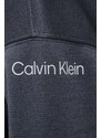 Tréninková mikina Calvin Klein Performance šedá barva, s kapucí