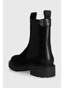 Semišové kotníkové boty Gant Kelliin dámské, černá barva, na plochém podpatku, 27553349.G00