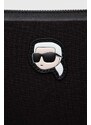 Taška na notebook Karl Lagerfeld černá barva