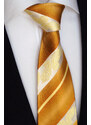 Svatební kravata Beytnur 206-3 zlatavá, žlutá