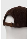 Manšestrová kšiltovka Norse Projects Wide Wale Corduroy Sports Cap hnědá barva, N80.0131.2022