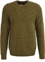 Barbour International Barbour International Cable Knitted Jumper — Archive Olive