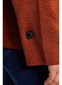 Trendyol Curve Brown Sleeve Button Detailed Knitwear Sweater