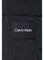 Bunda Calvin Klein pánská, černá barva, zimní