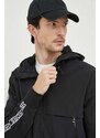Mikina Michael Kors pánská, černá barva, s kapucí, s aplikací