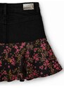 Dětská sukně Desigual černá barva, mini, áčková