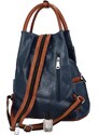 L&H Trendový dámský batoh Zuela, modrá