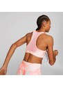 Puma Run 4keeps mid impact aop bra pink