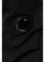 Kalhoty C.P. Company STRETCH SATEEN REGULAR PANTS pánské, černá barva, ve střihu cargo, 15CMPA111A005529G