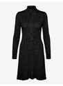 Černé dámské svetrové šaty VERO MODA Sally - Dámské