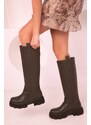 Soho Khaki Women's Boots 17594