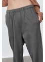 Madmext Women's Anthracite Oversized Sweatpants With An Elastic Waist