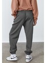 Madmext Women's Anthracite Oversized Sweatpants With An Elastic Waist