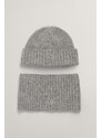 DĚTSKÝ SET GANT BEANIE SNOOD GIFT SET šedá S/M