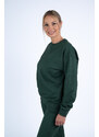 Moniel dámská tepláková souprava Basic Dark Green