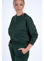 Moniel dámská tepláková souprava Basic Dark Green