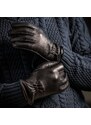 BOHEMIA GLOVES Ručně šité pánské rukavice z amerického jelena s kašmírem