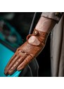 BOHEMIA GLOVES Dámské elegantní kožené rukavice na řízení i do města