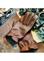 BOHEMIA GLOVES Pánské bushcraft kožené rukavice z teletiny vhodné i na motorku